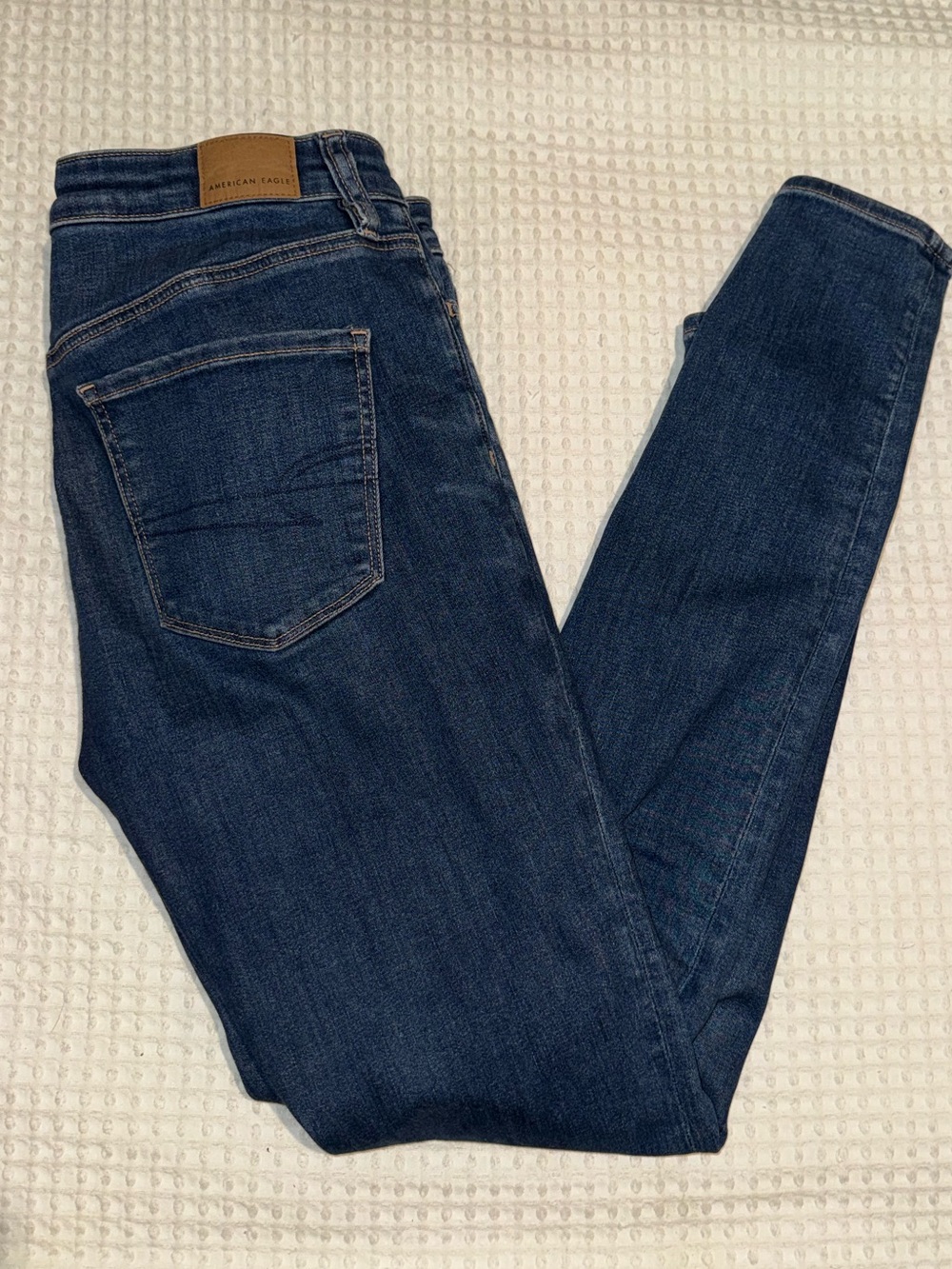 2/$10 - American Eagle Outfitters Dark Blue Skinny Jeans